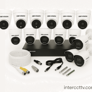 PAKET CCTV HIKVISION NO AUDIO SERIES 16 CHANNEL 14 CAMERAS 2MP ColorFull Night 500GB KOMPLIT SIAP PASANG