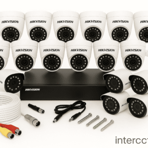 PAKET CCTV HIKVISION AUDIO SERIES 32 CHANNEL 17 CAMERAS 2MP IR Night Vision 500GB KOMPLIT SIAP PASANG