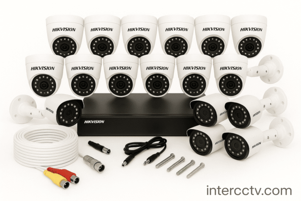PAKET CCTV HIKVISION AUDIO SERIES 32 CHANNEL 17 CAMERAS 2MP IR Night Vision 4TB KOMPLIT SIAP PASANG