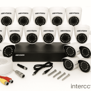 PAKET CCTV HIKVISION NO AUDIO SERIES 16 CHANNEL 16 CAMERAS 2MP IR Night Vision 1TB KOMPLIT SIAP PASANG