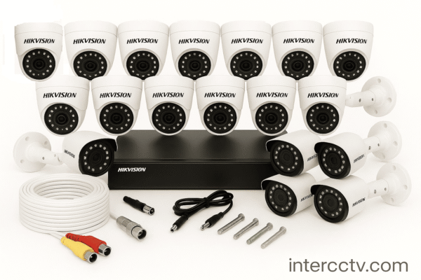 PAKET CCTV HIKVISION AUDIO SERIES 32 CHANNEL 18 CAMERAS 2MP IR Night Vision 4TB KOMPLIT SIAP PASANG